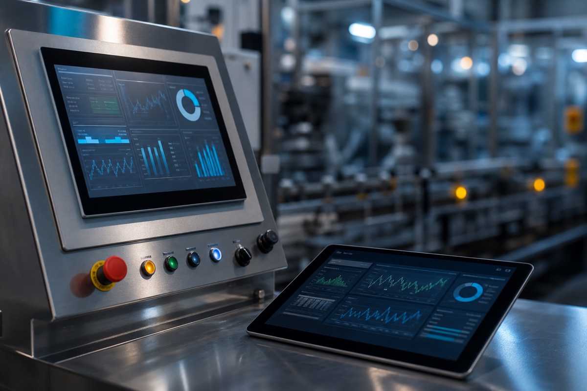 Industrial control systems and digital monitoring in a manufacturing environment